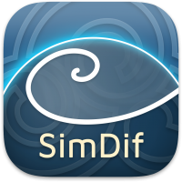 SimDif 로고